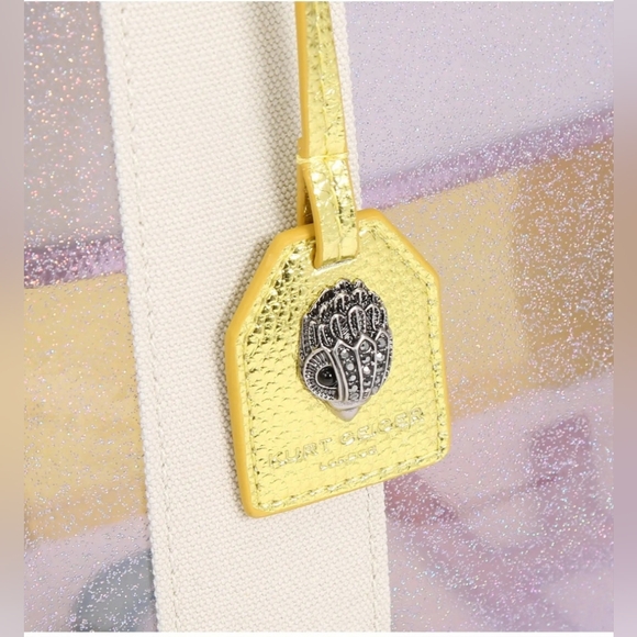 Kurt Geiger Large Southbank Iridescent Vinyl Tote Bag, NWT - Picture 5 of 9